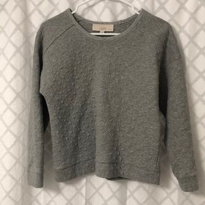 LOFT Quilted Crop Top